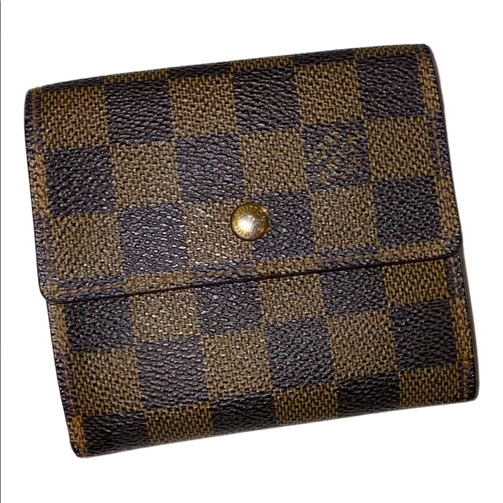 Louis Vuitton Damier ebene Trifold Elise wallet